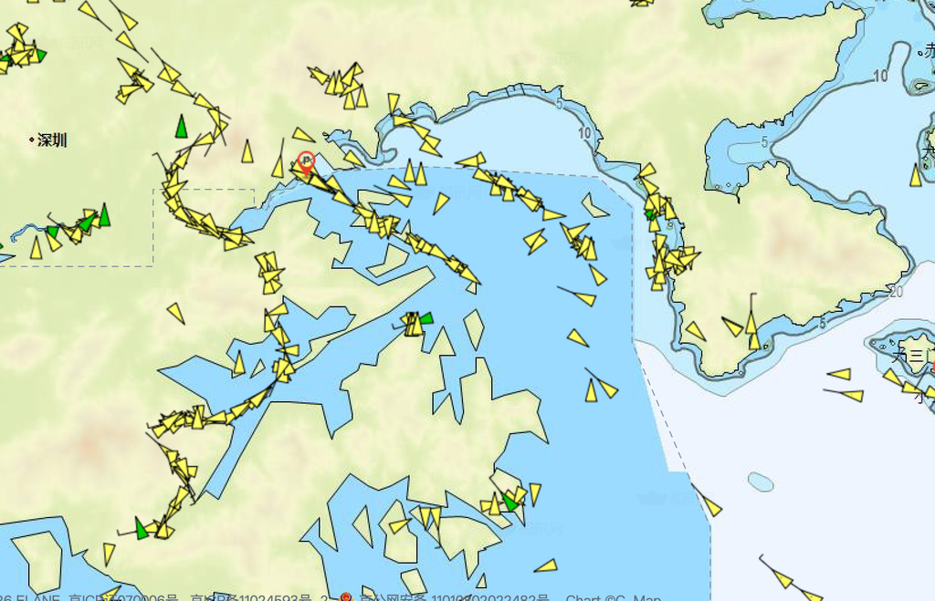 South China Yantian port congestion map August 2026