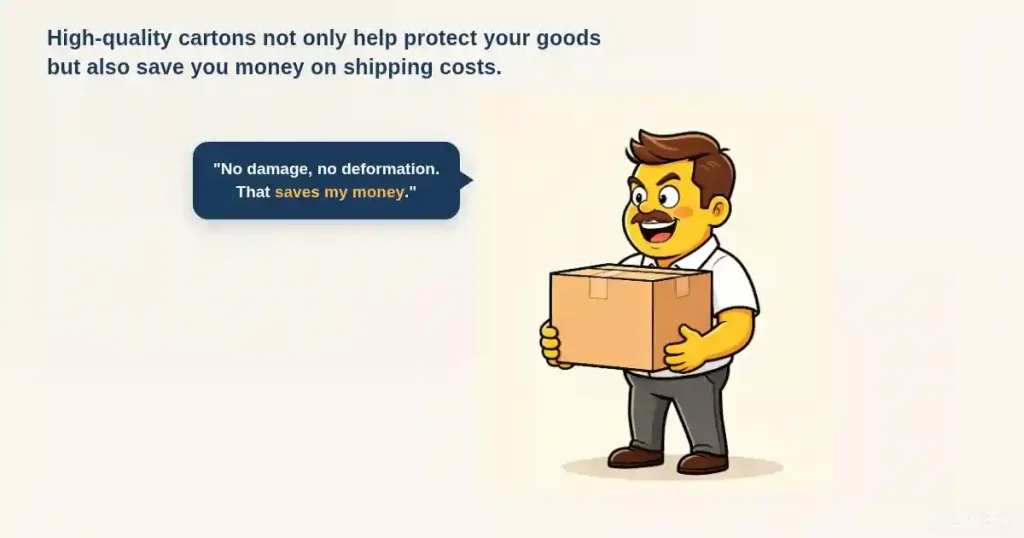 HIGH QUALITY CARTON SAVES YOUR MONEY