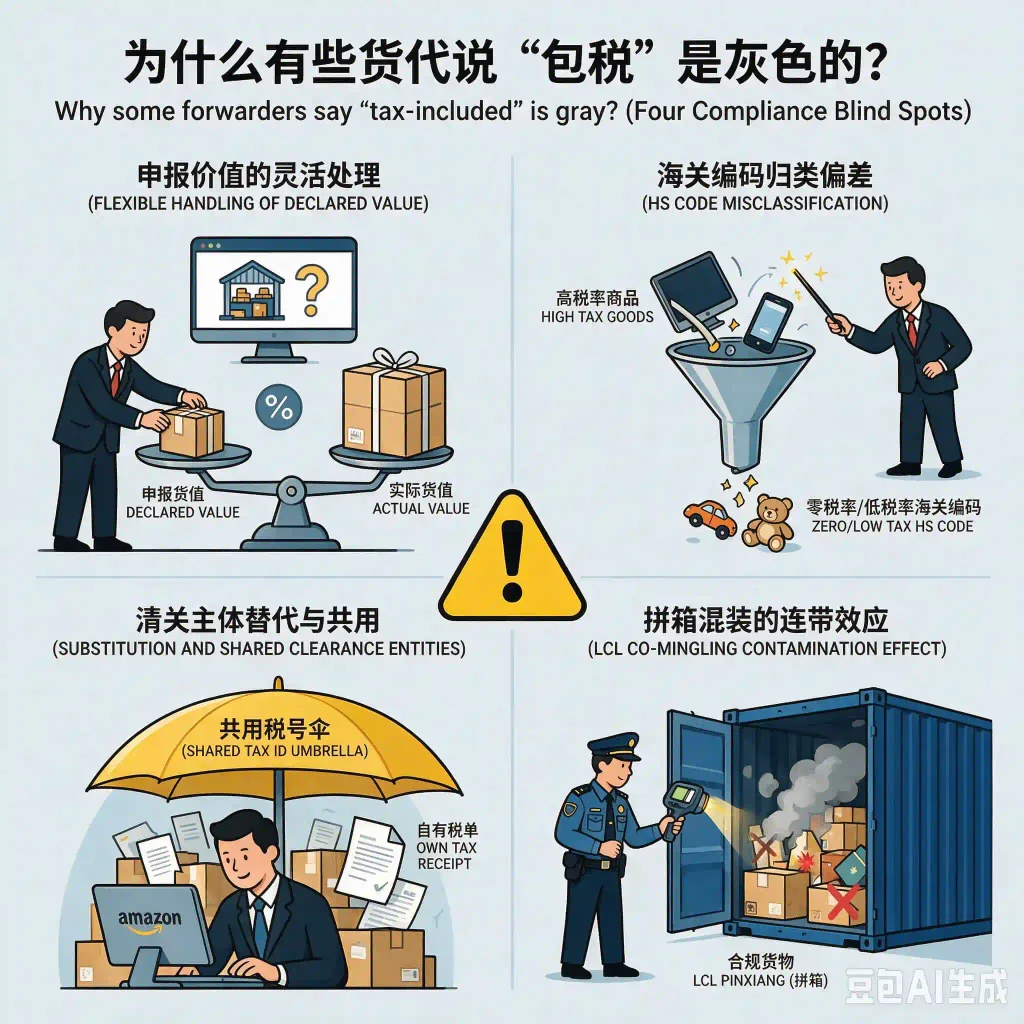 Risks of tax-included door-to-door DDP shipping
