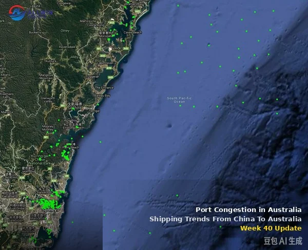 Port Congestion in Australia – Shipping Trends From China To Australia – Week 40 Update