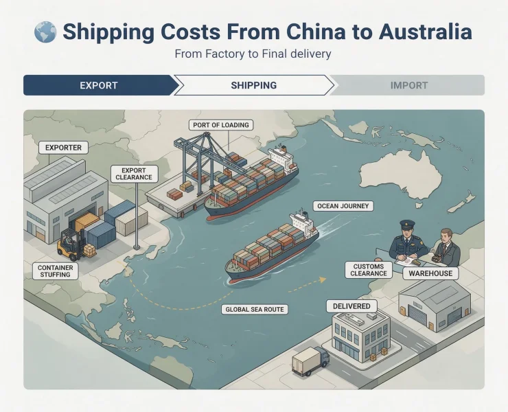 Shipping Costs From China to Australia Full Guide